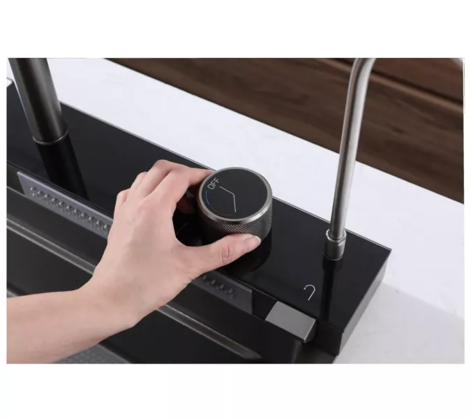 Многофункциональная мойка Ceruttispa GLORIA II nano black (серая) из нержавеющей стали, кухонная, изображение 13