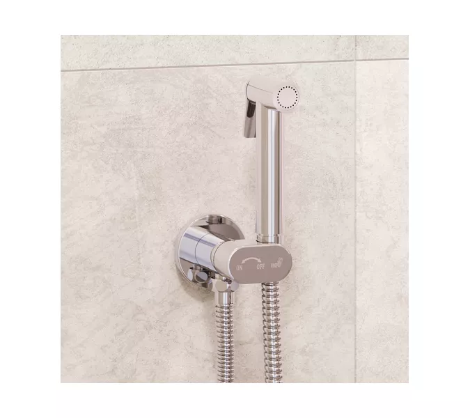 Гигиенический душ со смесителем RGW SP-210, Выбрать цвет: Хром, изображение 2