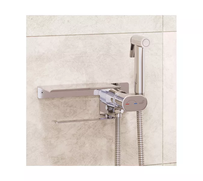 Гигиенический душ со смесителем RGW SP-221, Выбрать цвет: Хром, изображение 2