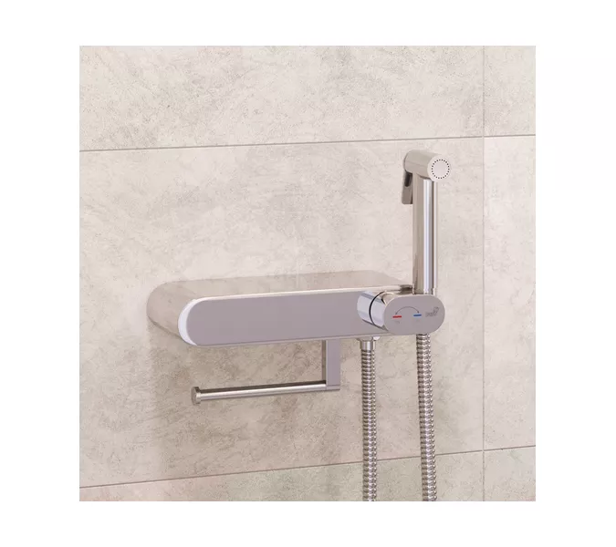 Гигиенический душ со смесителем RGW SP-222, Выбрать цвет: Хром, изображение 2