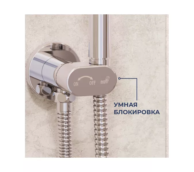 Гигиенический душ со смесителем RGW SP-210, Выбрать цвет: Хром, изображение 3