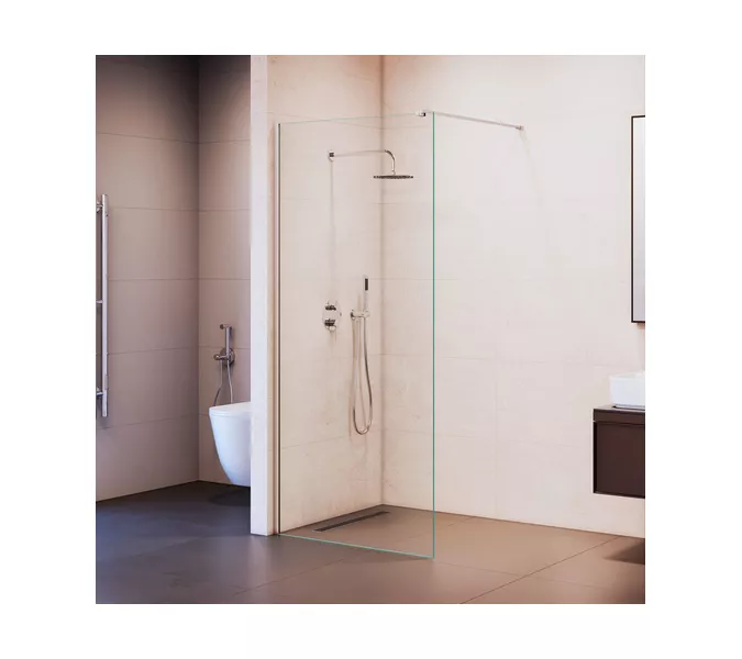 Душевая перегородка RGW WA-210 прозрачное стекло, Цвет стекла: прозрачное, Цвет профиля: Хром, Выбрать размер: 70, изображение 3