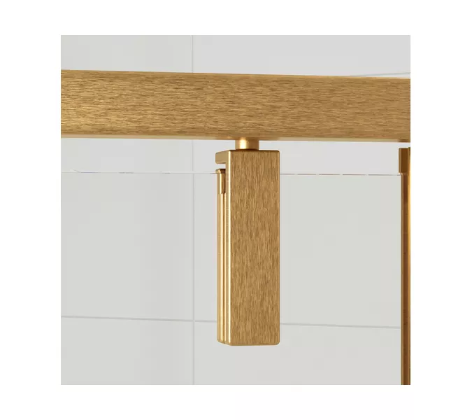 Душевой уголок RGW HO-088Gb прозрачное/золото, Цвет стекла: прозрачное, Цвет профиля: Золото, Выбрать размер: 90х90, изображение 3