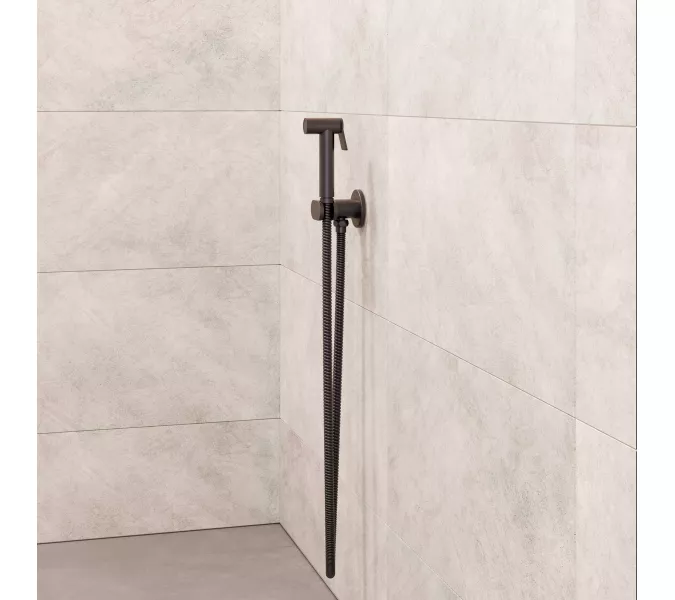 Гигиенический душ со смесителем RGW SP-213Gr, Выбрать цвет: Оружейная сталь, изображение 4