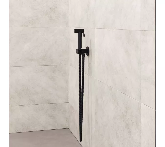 Гигиенический душ со смесителем RGW SP-213B, Выбрать цвет: Черный, изображение 4