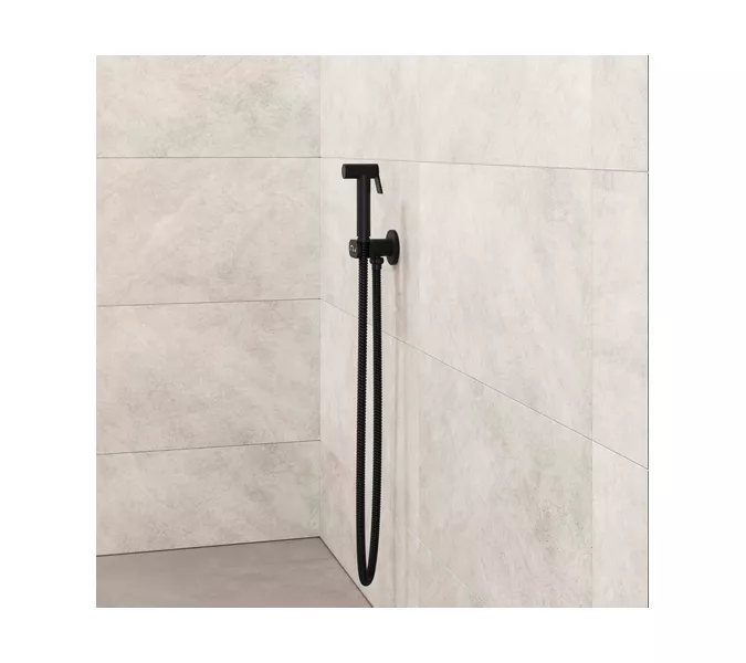 Гигиенический душ со смесителем RGW SP-210B, Выбрать цвет: Черный, изображение 5