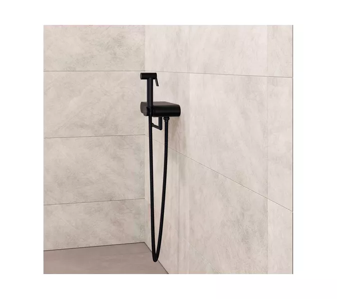 Гигиенический душ со смесителем RGW SP-222B, Выбрать цвет: Черный, изображение 5