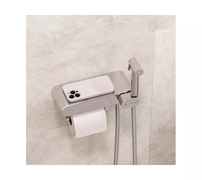 Гигиенический душ со смесителем RGW SP-222, Выбрать цвет: Хром, изображение 5