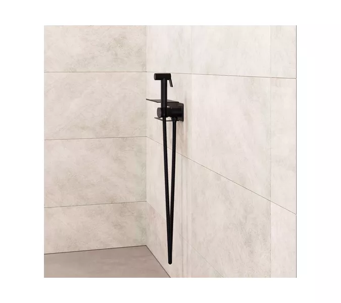 Гигиенический душ со смесителем RGW SP-221B, Выбрать цвет: Черный, изображение 5