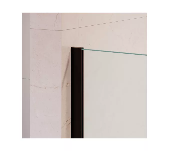 Душевая перегородка RGW WA-210B матовое стекло, Цвет стекла: матовое, Цвет профиля: Черный, Выбрать размер: 70, изображение 7