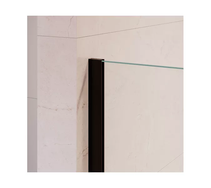 Душевая перегородка RGW WA-210B прозрачное стекло, Цвет стекла: прозрачное, Цвет профиля: Черный, Выбрать размер: 70, изображение 7