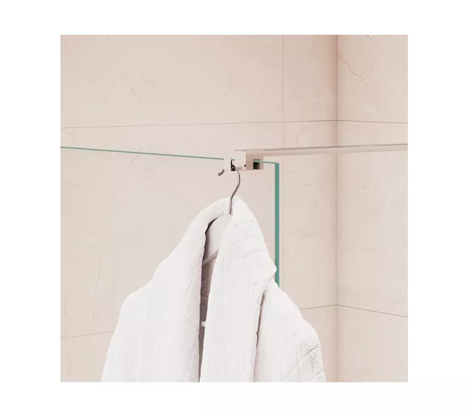 Душевая перегородка RGW WA-210 прозрачное стекло, Цвет стекла: прозрачное, Цвет профиля: Хром, Выбрать размер: 70, изображение 8