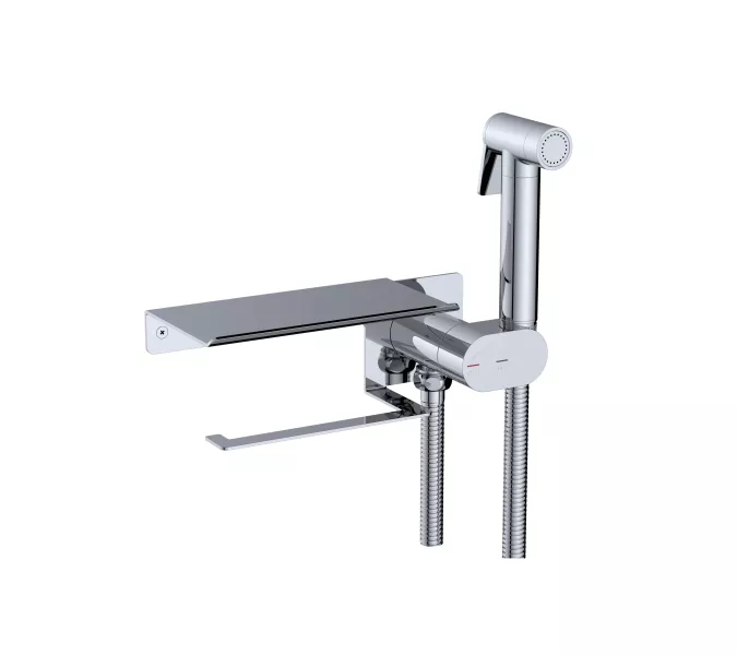 Гигиенический душ со смесителем RGW SP-221, Выбрать цвет: Хром, изображение 5