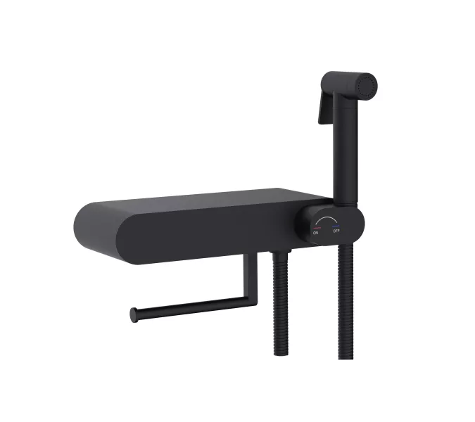 Гигиенический душ со смесителем RGW SP-222B, Выбрать цвет: Черный, изображение 6