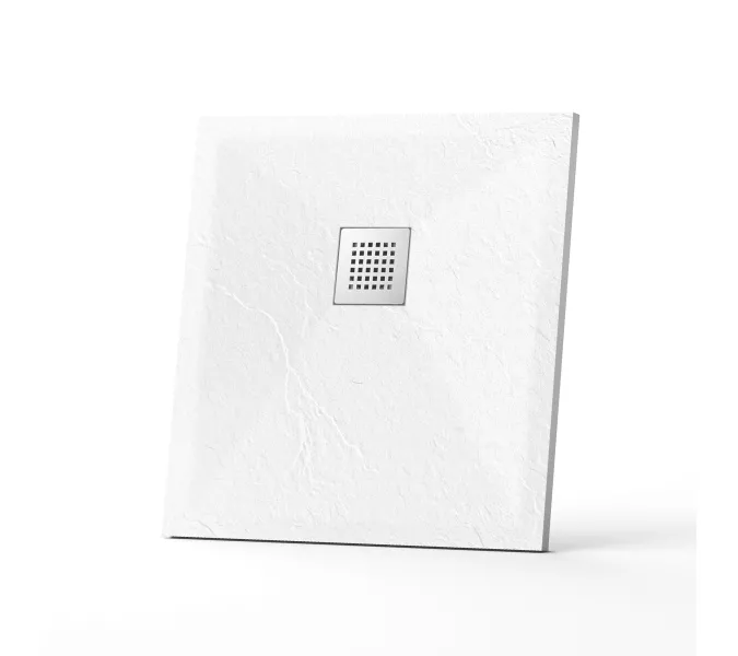 Душевой поддон квадрат STONE TRAY-W  800x800, Выбрать цвет: Белый, Выбрать размер: 800x800, изображение 3