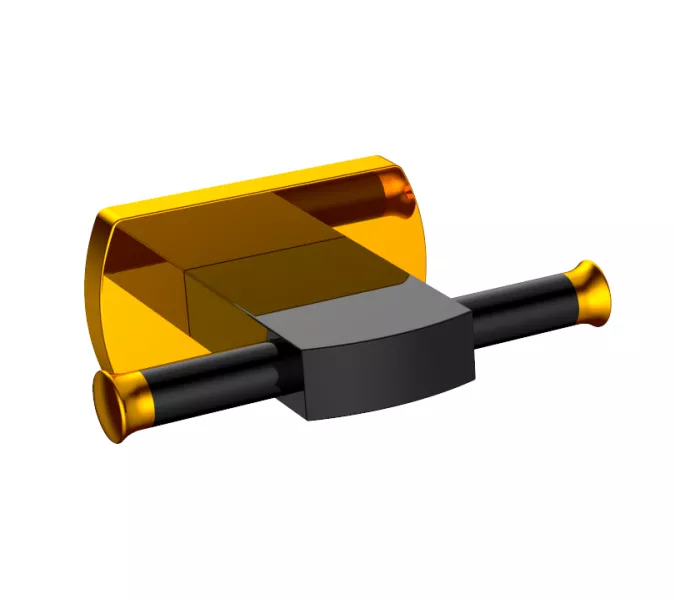 Крючок двойной Ceramalux AZZURO 95601