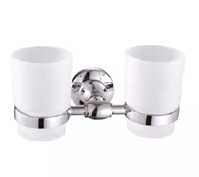 Стакан керамика двойной Ceramalux BIANCO 52003