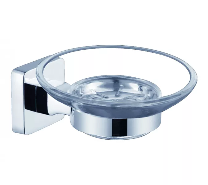 Мыльница стекло Ceramalux QUADRO 61904