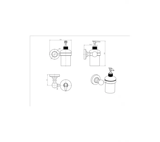 Дозатор Ceramalux CAPS 51312, изображение 2