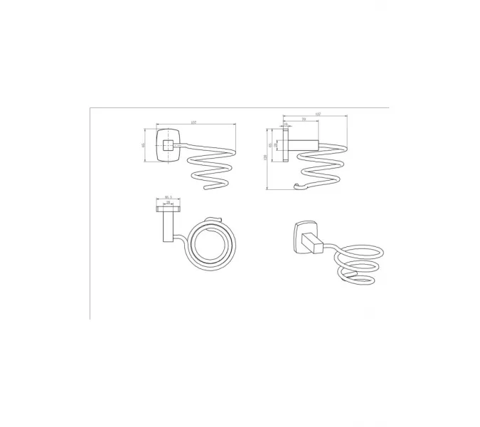 Держатель для фена Ceramalux CUBE 12616, изображение 2