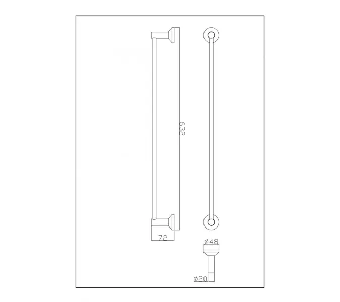 Полотенцедержатель Ceramalux FLEUR 78308, изображение 2