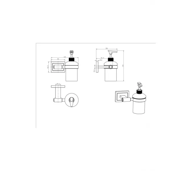 Дозатор Ceramalux GAMMA 12312, изображение 2