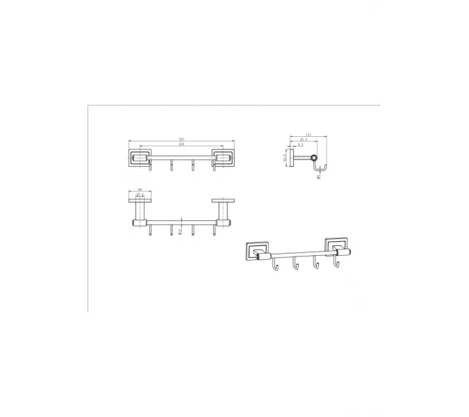 Крючок Ceramalux GAMMA  12318, изображение 2