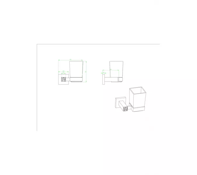 Стакан Ceramalux VENEZIA 88602, изображение 2