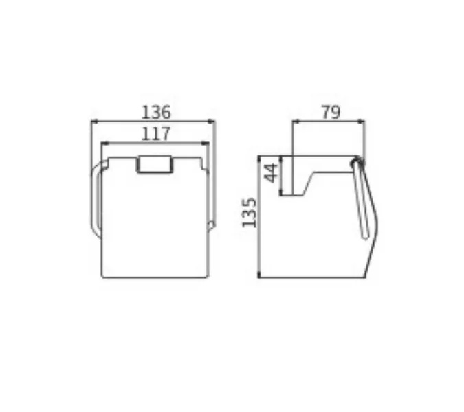 Бумагодержатель Ceramalux NEO  51007, изображение 2