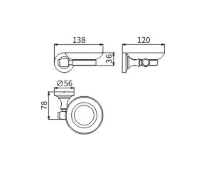 Мыльница керамика Ceramalux BIANCO 52004, изображение 2