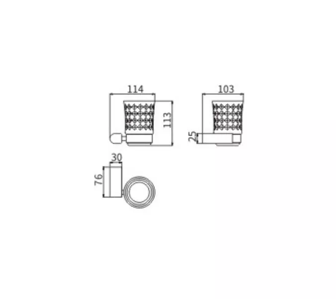Стакан стекло Ceramalux FLORENZIA 63102, изображение 2