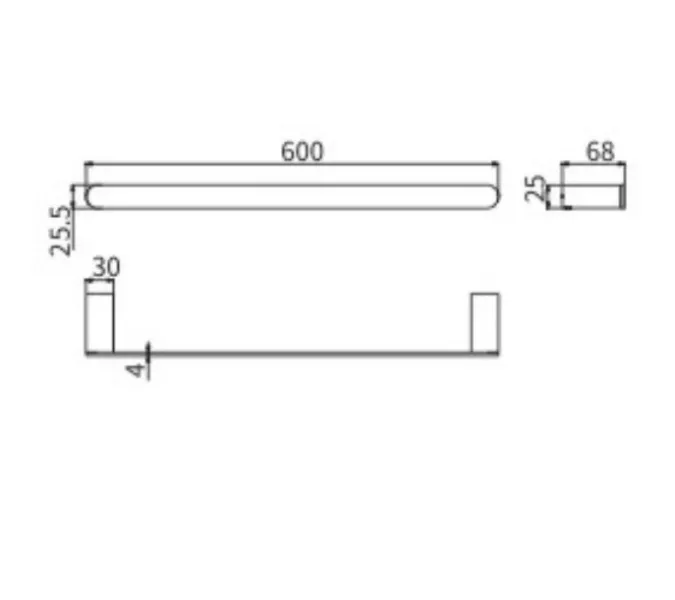Полотенцедержатель Ceramalux FLORENZIA 63108, изображение 2