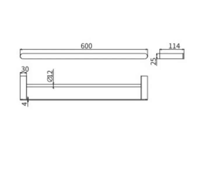 Полотенцедержатель Ceramalux FLORENZIA 63109, изображение 2