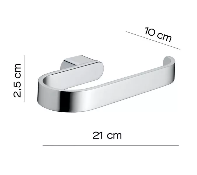 Gedy G-Azzorre  полотенцедержатель - полукольцо   хром, изображение 2