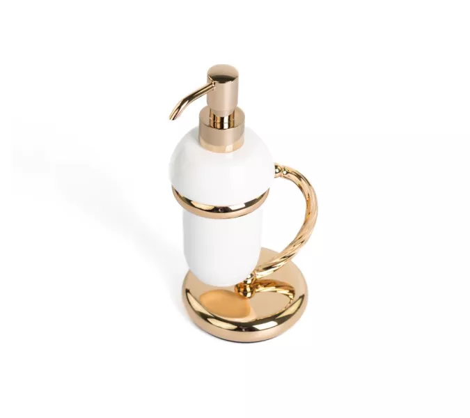 Stil Haus Giunone  настольный керамический дозатор   золото, изображение 2