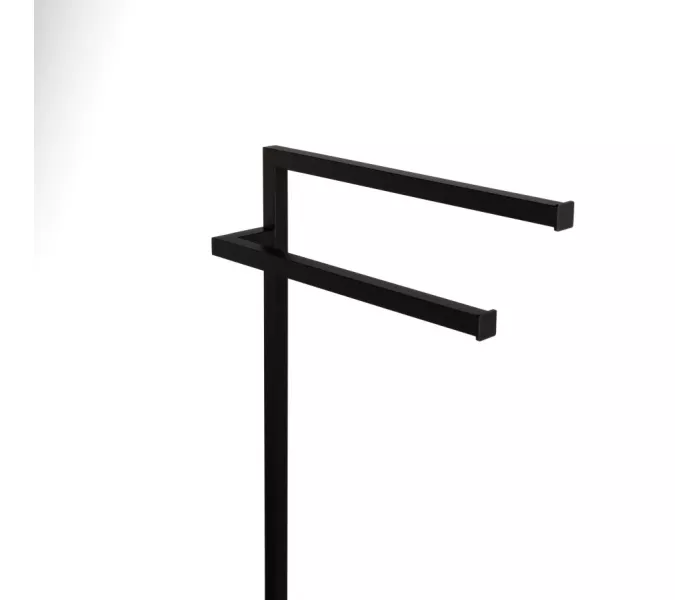 Stil Haus Urania  стойка: 2 полотенцедержателя   черный матовый, изображение 3