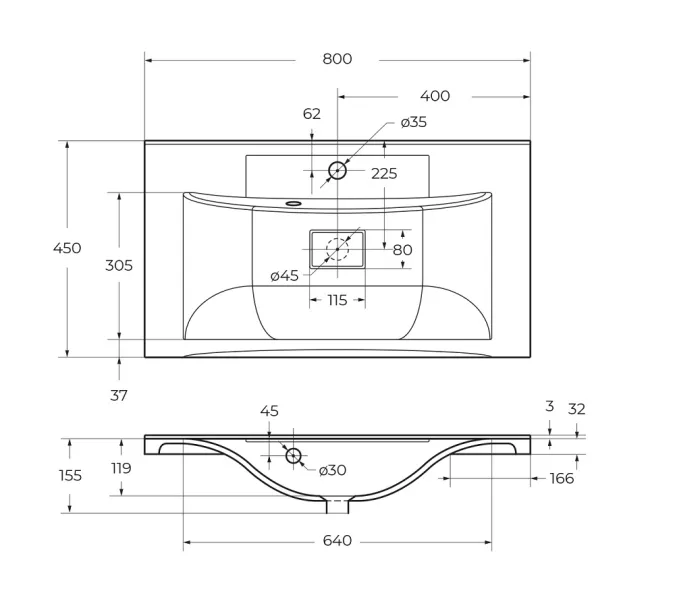 Тумба с черной раковиной подвесная BelBagno MARINO 80 Capucino Lucido, Выбрать цвет: Cappuccino, Выбрать размер: 80, Внешний вид: с черной раковиной, изображение 11