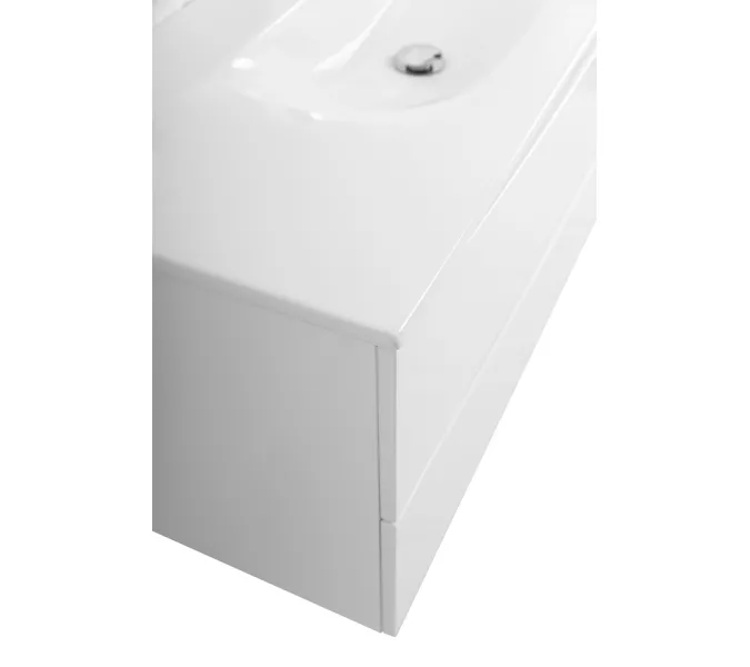 Тумба с раковиной подвесная BelBagno MARINO-CER-N Bianco Lucido, Выбрать цвет: Белый глянец, Выбрать размер: 120, Внешний вид: с белой раковиной, изображение 8