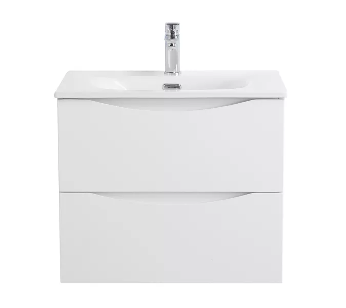 Тумба с раковиной подвесная BelBagno MARINO-CER-N Bianco Opaco, Выбрать цвет: Белый матовый, Выбрать размер: 60, Внешний вид: с белой раковиной