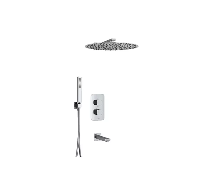 Встраиваемый комплект для ванны WasserKRAFT A178644 Thermo с верхней насадкой, лейкой и изливом