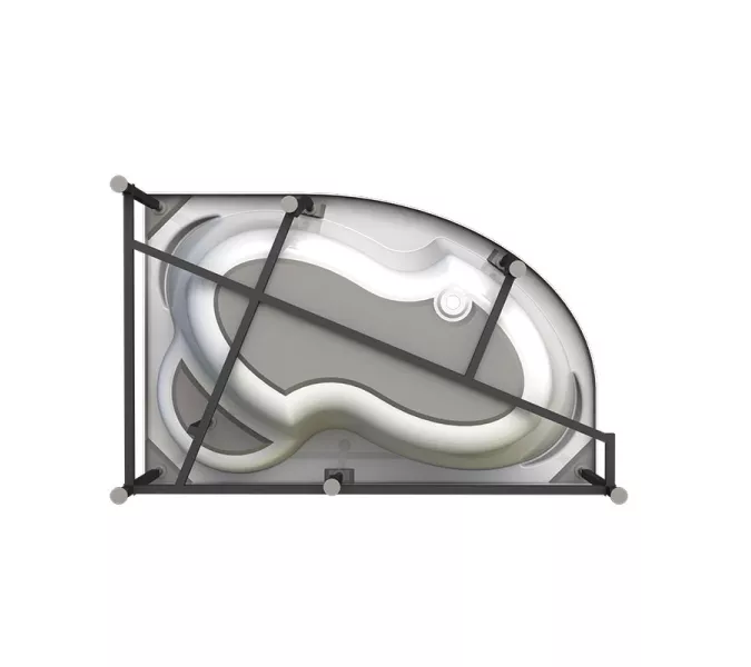 Ванна акриловая Radomir Ирма L/R, Выбрать размер: 160x105, Ориентация: левая, изображение 16