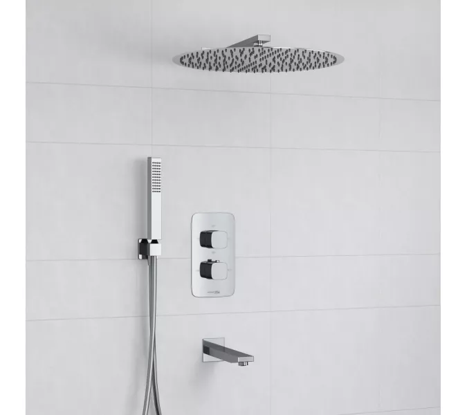 Встраиваемый комплект для ванны WasserKRAFT A178644 Thermo с верхней насадкой, лейкой и изливом, изображение 2