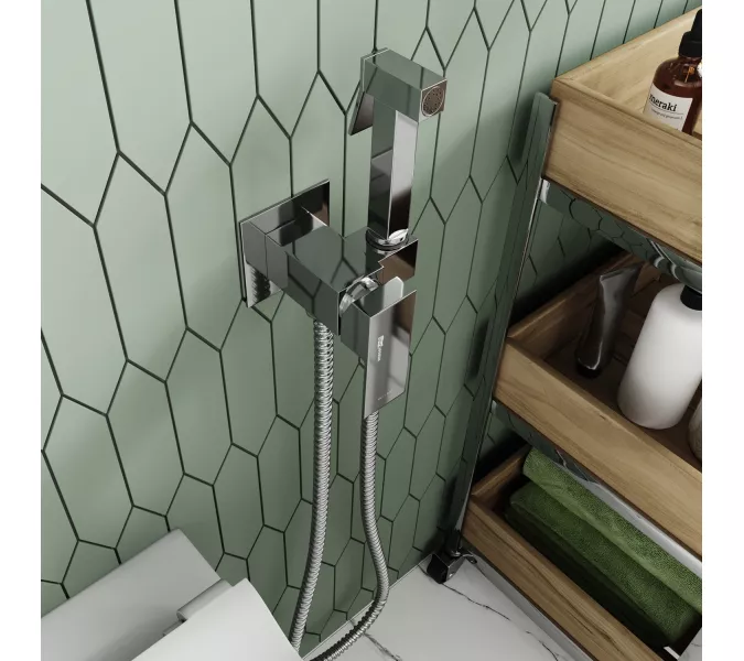 WasserKRAFT A71138 Встраиваемый смеситель для душа с гигиенической лейкой, изображение 2