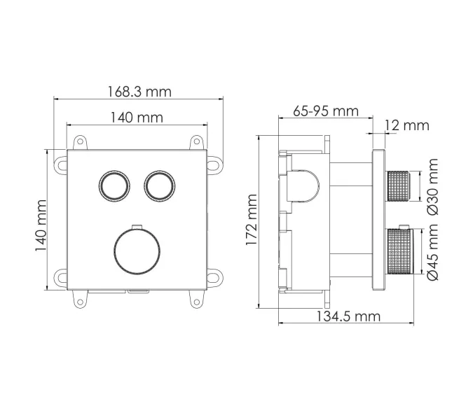 WasserKRAFT Sauer 7148 Thermo Термостатический смеситель для ванны и душа, изображение 5