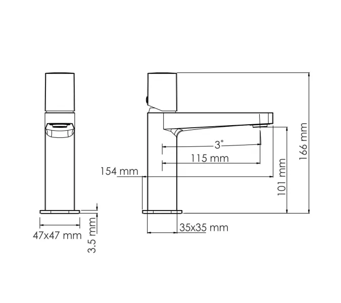WasserKRAFT Saale 9503 Смеситель для умывальника, изображение 7