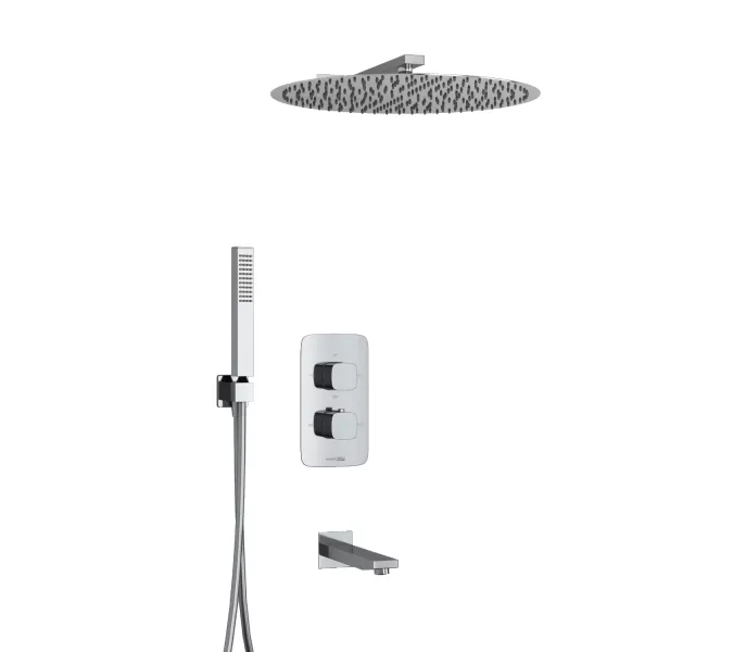 Встраиваемый комплект для ванны WasserKRAFT A178644 Thermo с верхней насадкой, лейкой и изливом, изображение 3