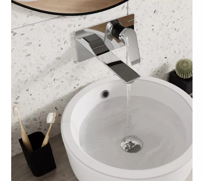 WasserKRAFT Lopau 3230 Встраиваемый смеситель для раковины, изображение 4