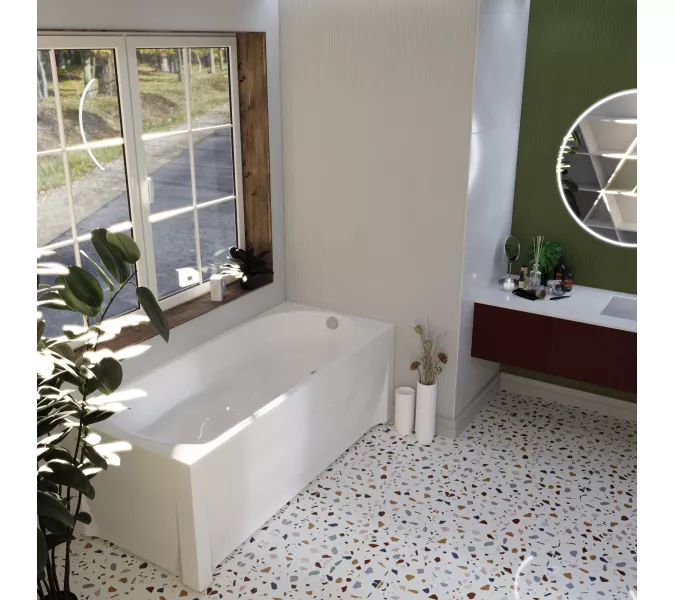 Ванна акриловая  Radomir Николь 180х80 с фронт.панелью, изображение 7