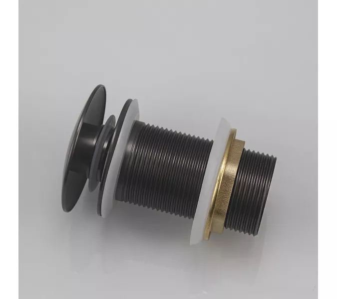 Донный клапан ACWEN для раковины клик-клак без перелива хром, изображение 4