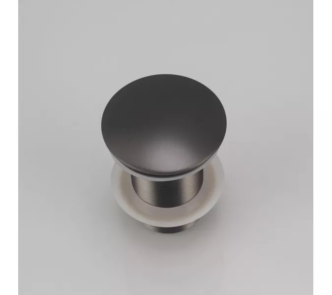 Донный клапан ACWEN для раковины клик-клак без перелива хром, изображение 3